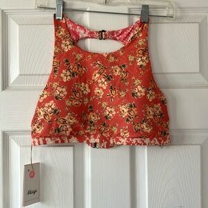 Maaji high neck reversible bikini top